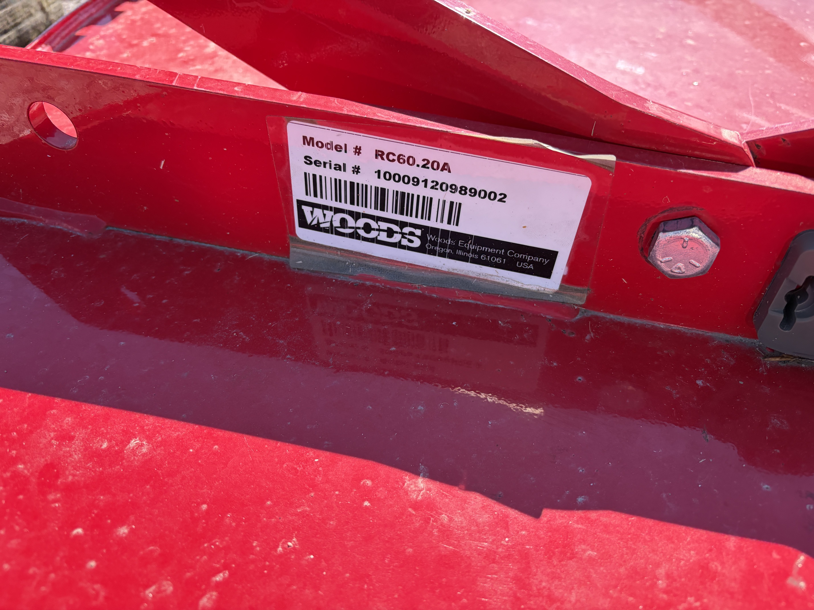 2023 Woods RC60.20 Mower/Rotary Cutter