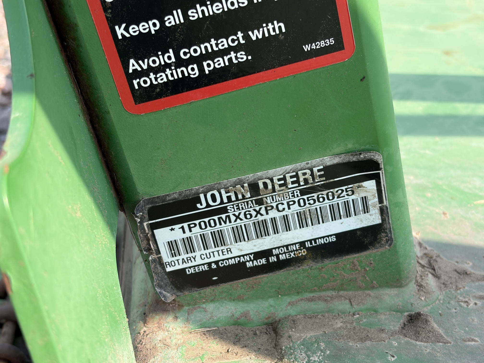 2012 John Deere MX6 Mower/Rotary Cutter