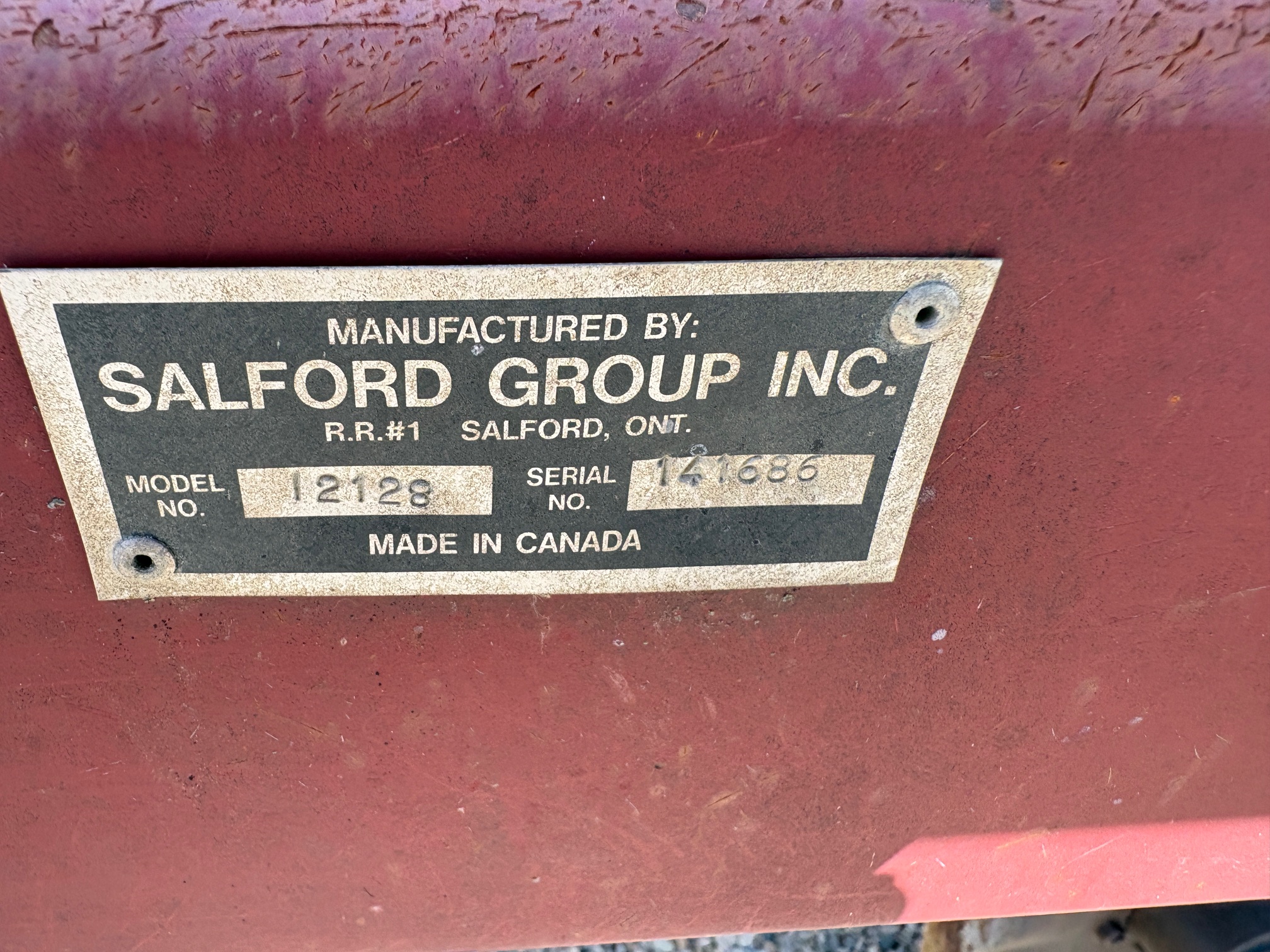 2014 Salford I-2128 Vertical Tillage