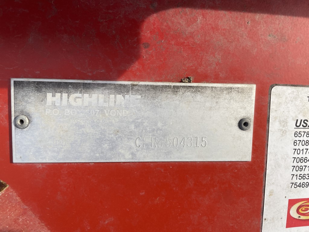 2014 Highline CFR650 Bale Processor