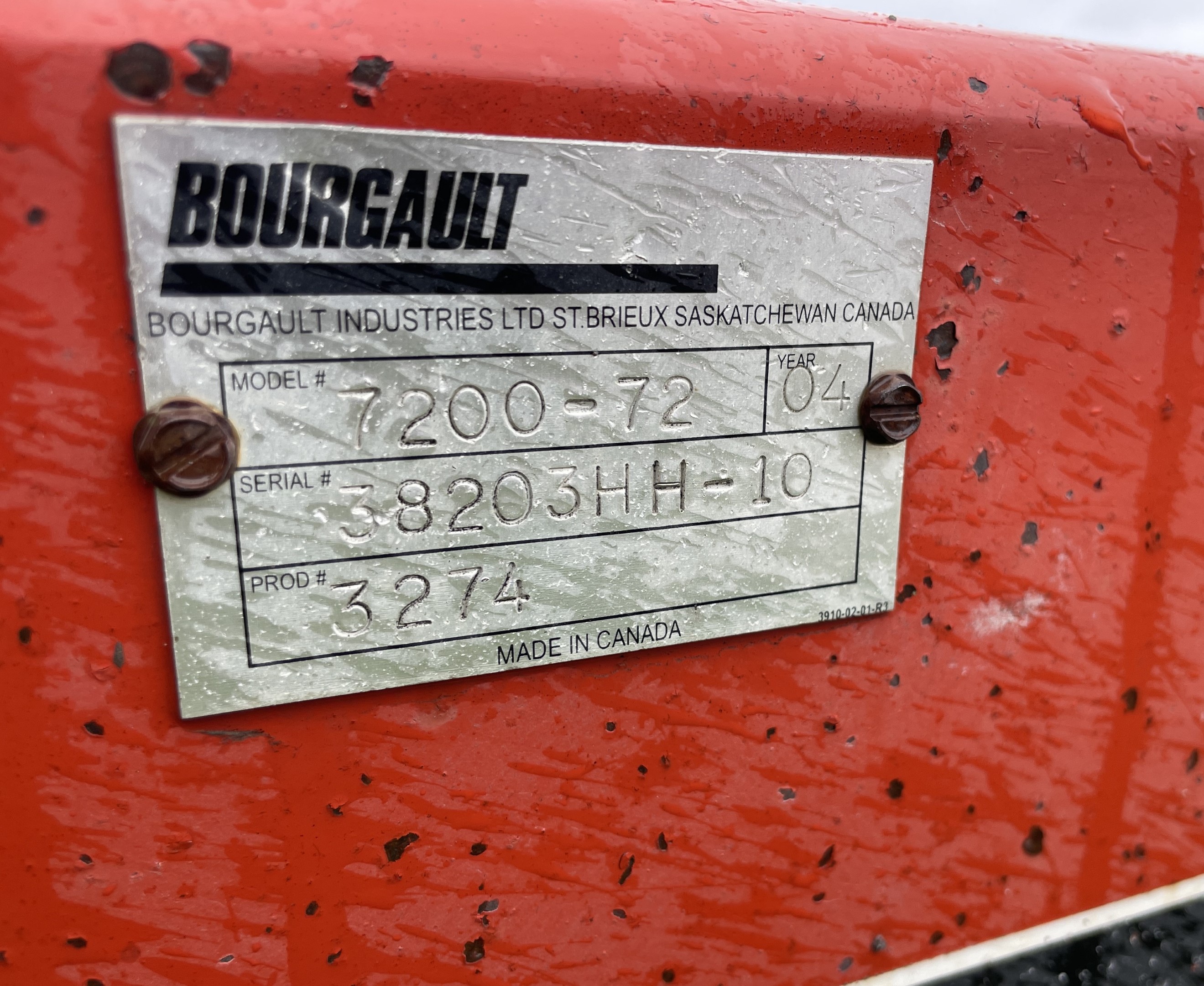 2004 Bourgault 7200-72 Harrow Heavy