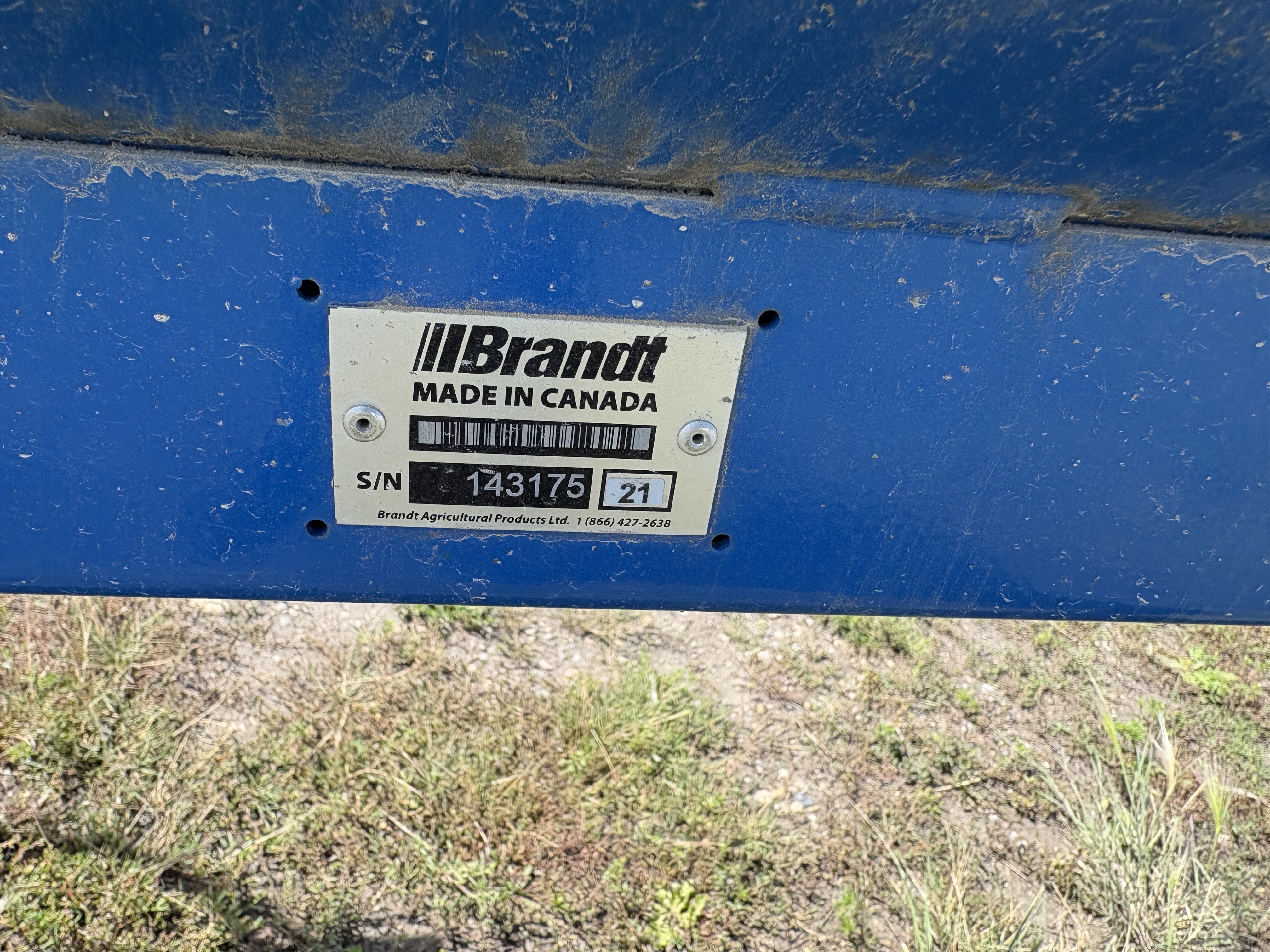 2021 Brandt 13110HP+ Grain Auger
