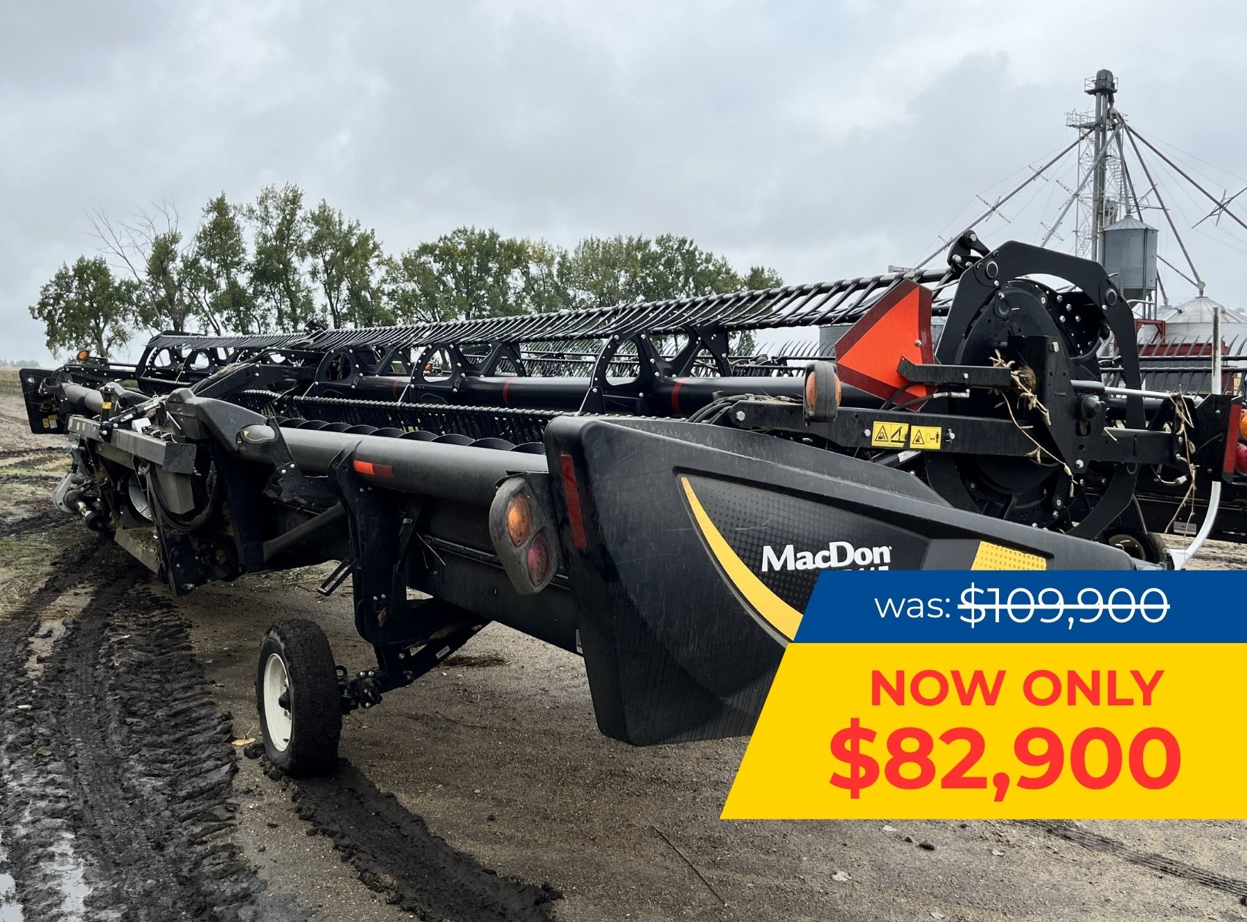 2018 MacDon FD145 Header Draper Flex