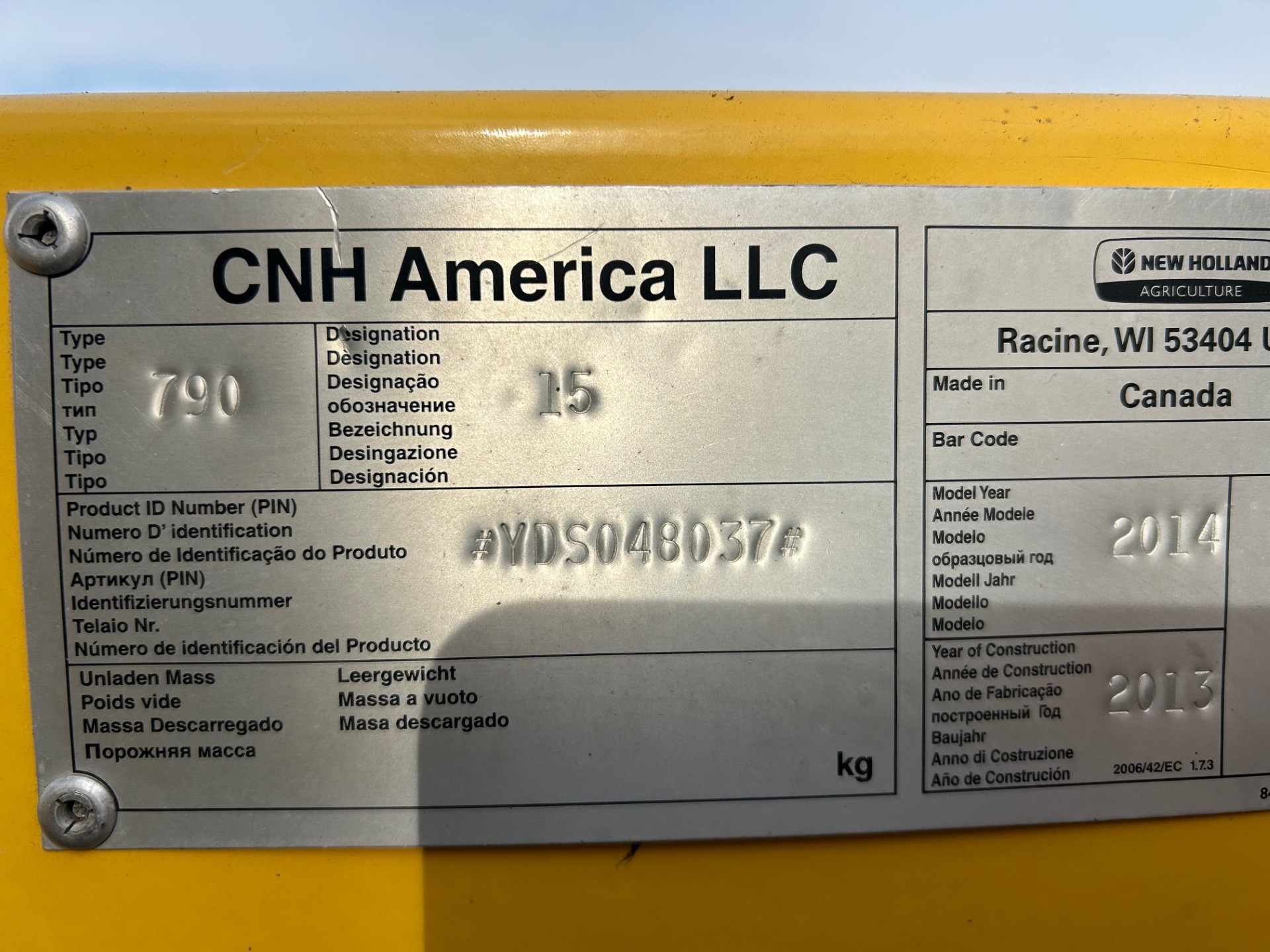 2014 New Holland CX8080 Combine