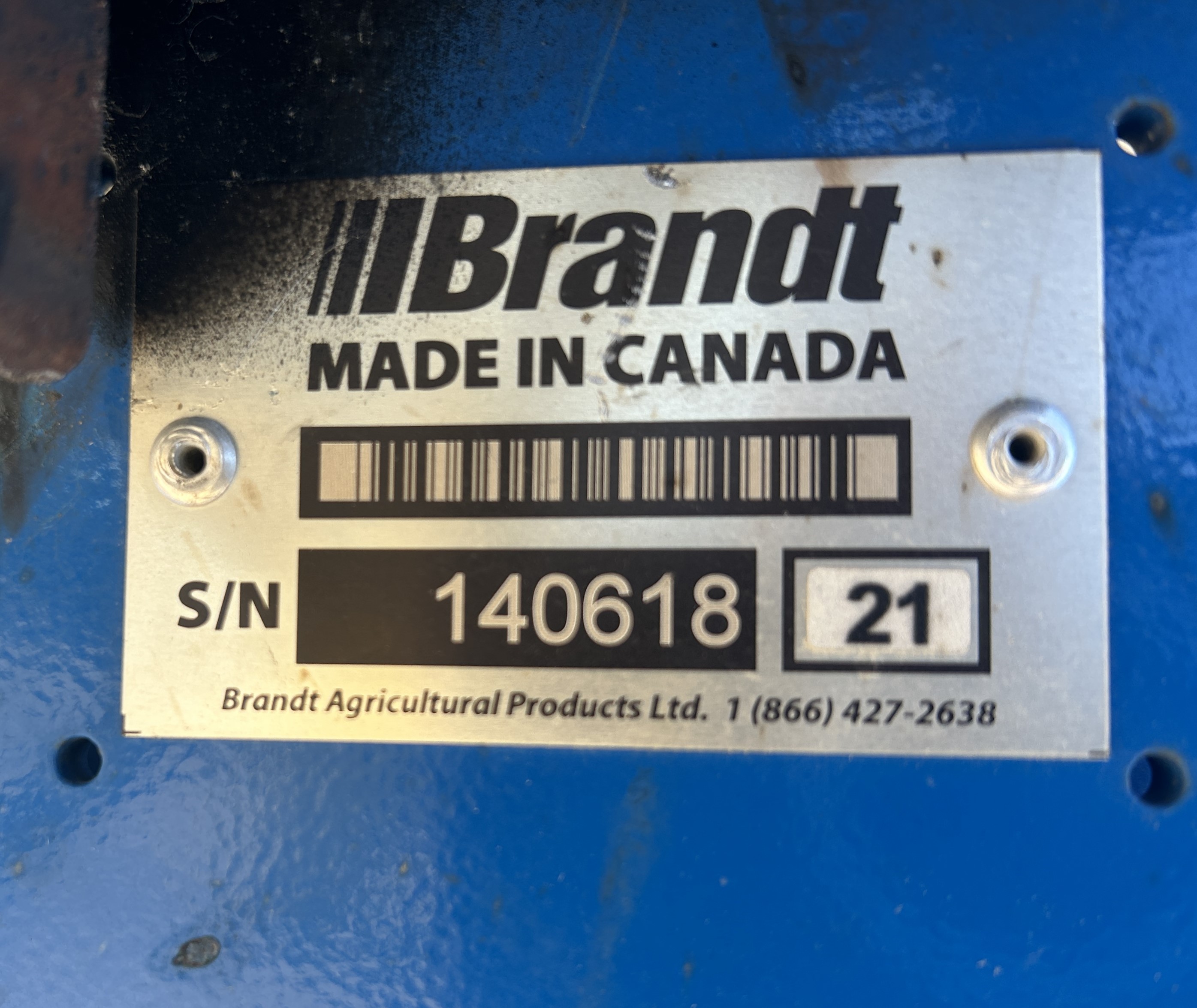 2021 Brandt 1547LP Belt Conveyor