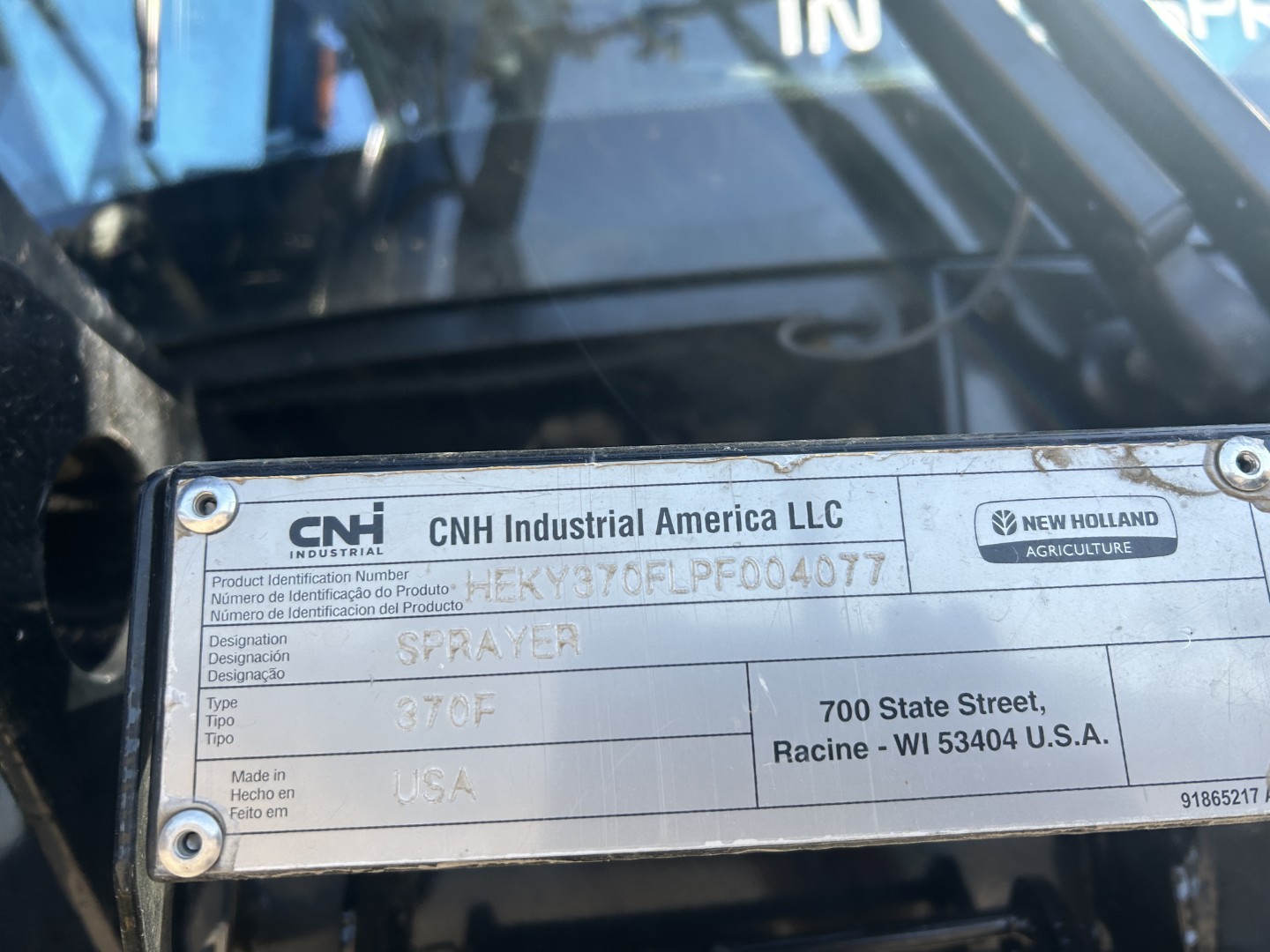 2023 New Holland SP.370F Sprayer/High Clearance