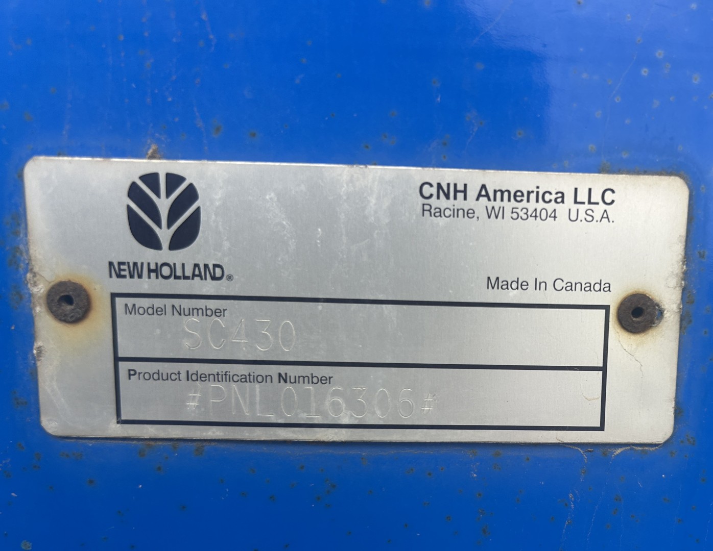 2006 New Holland SC430 Air Tank/Cart