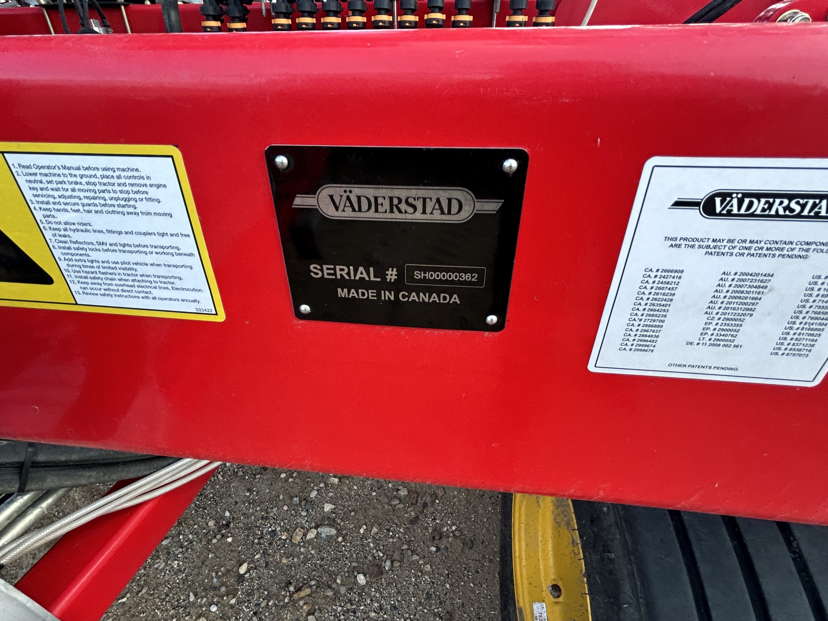 2023 Vaderstad SH8010-1000 Air Drill