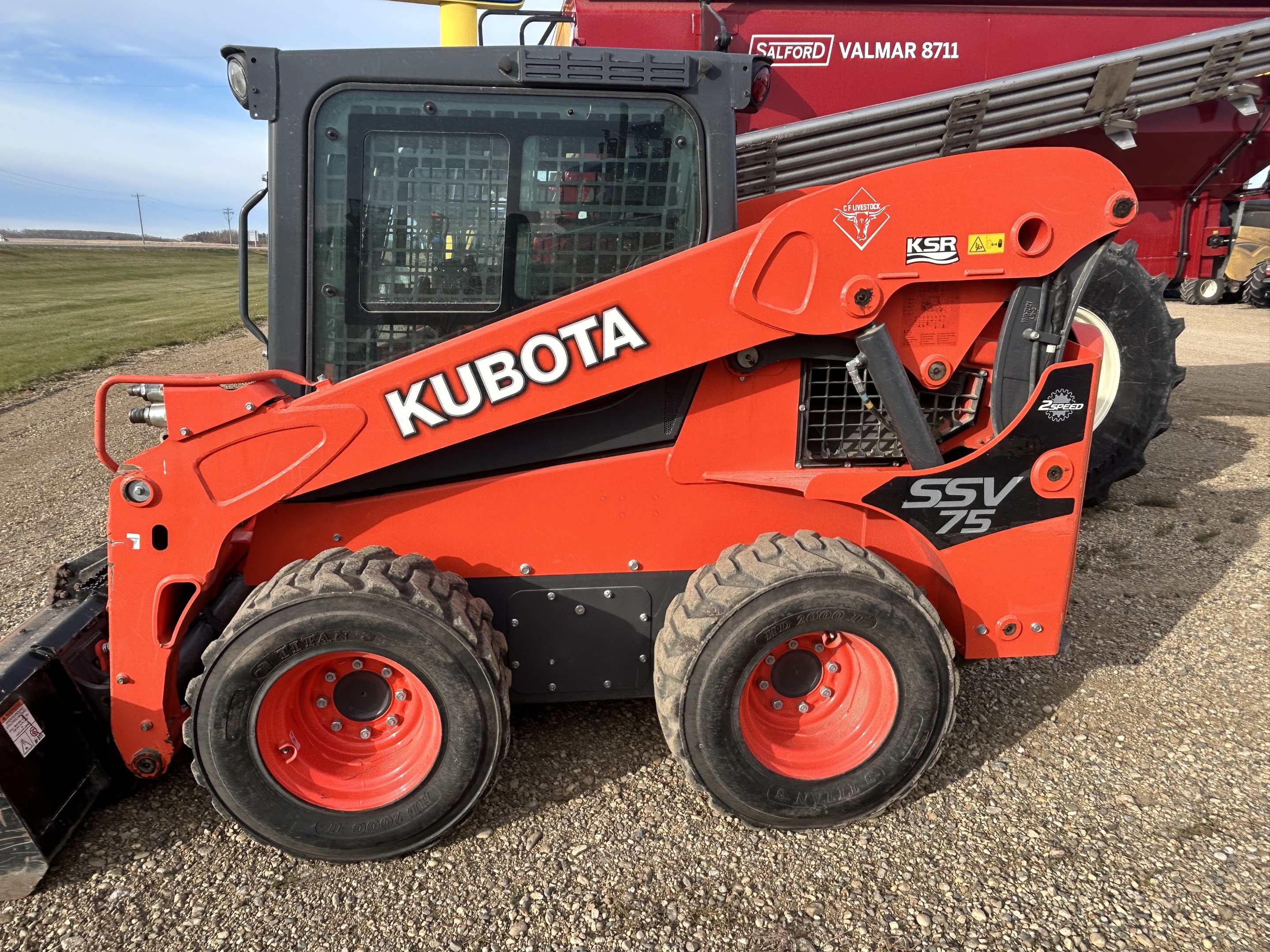 2020 Kubota SSV75 Skid Steer Loader