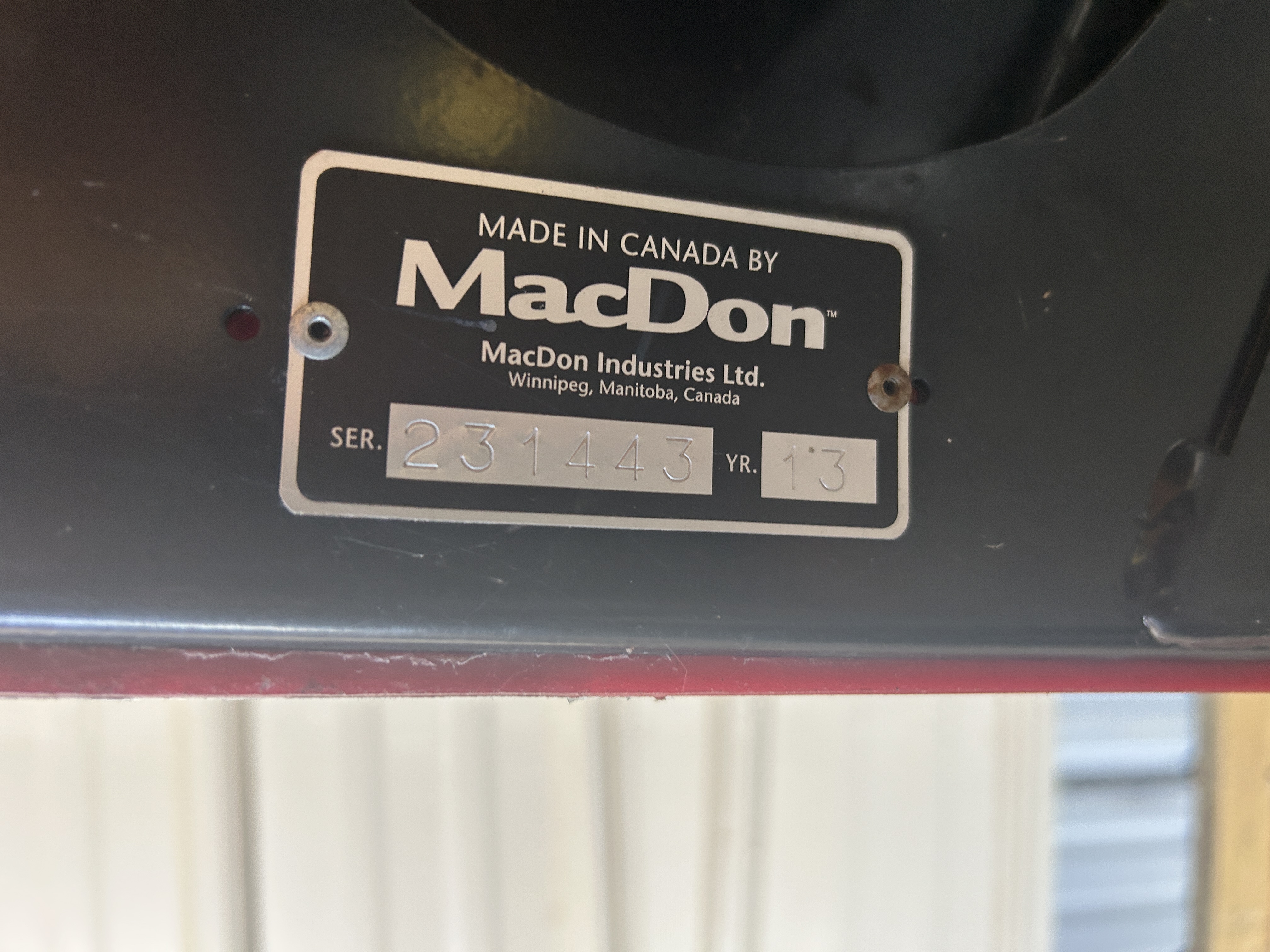 2013 MacDon M155 Windrower
