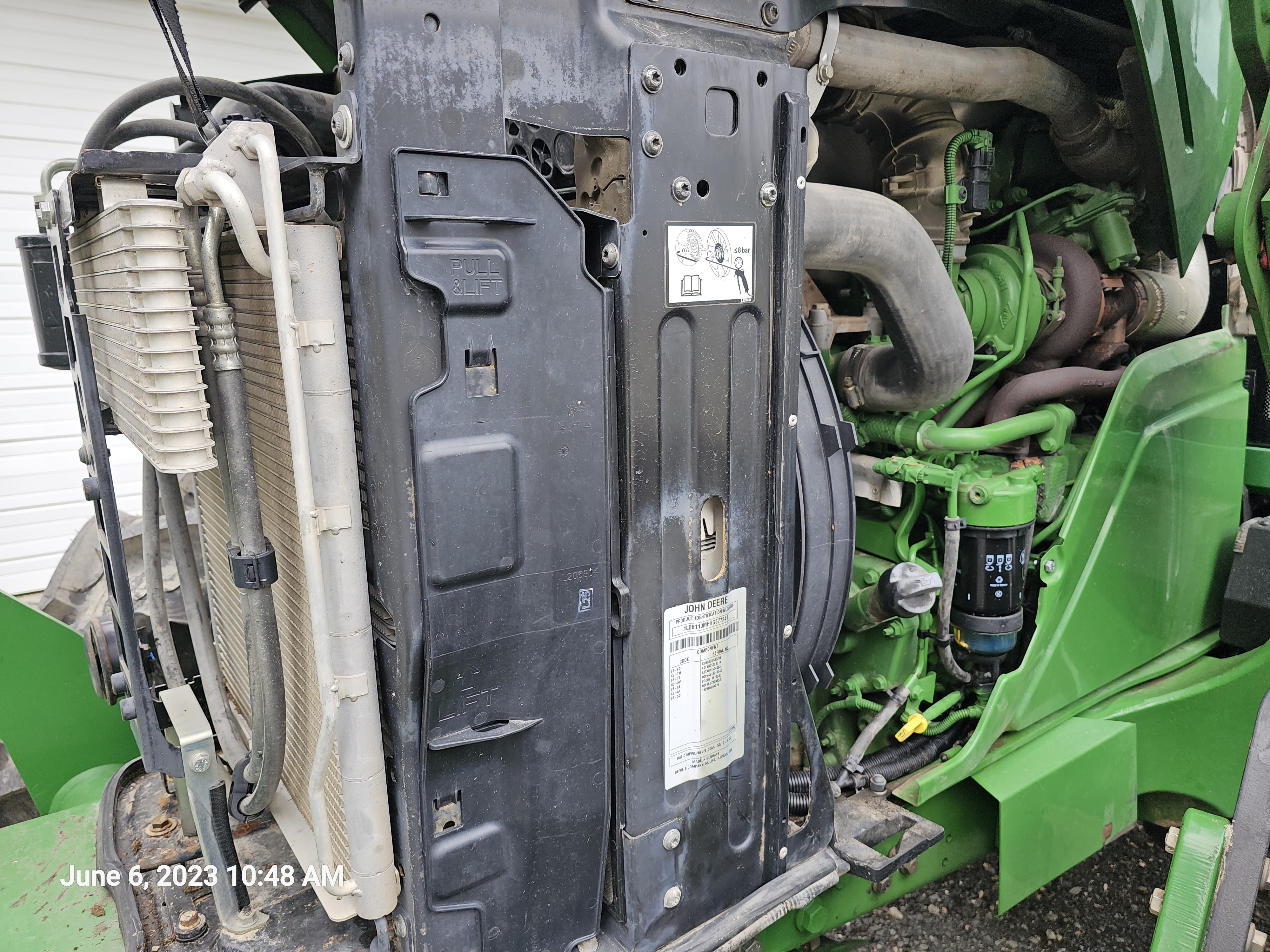 2017 John Deere 6110M Cab Tractor