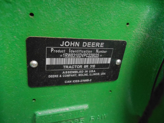 2023 John Deere 8R 310 Tractor