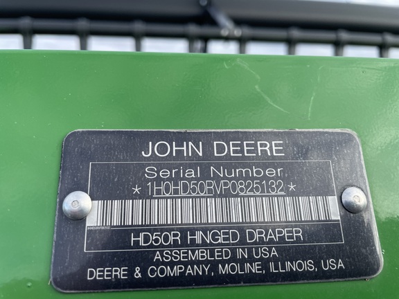 2023 John Deere HD50R Header Combine