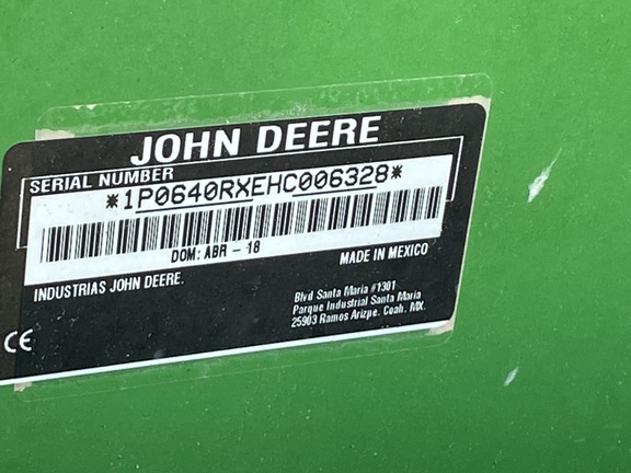 2018 John Deere 6110M Tractor