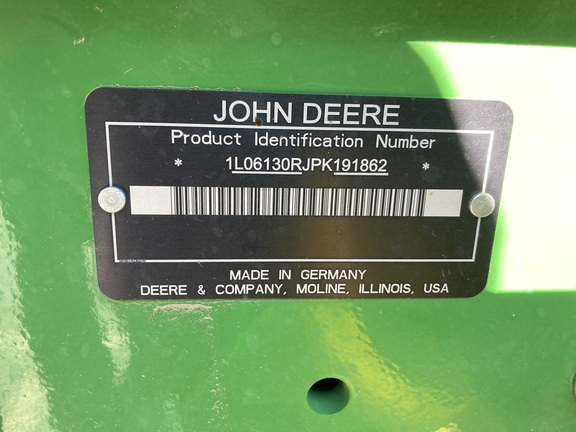 2023 John Deere 6R 130 Tractor