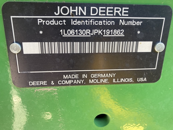 2023 John Deere 6R 130 Tractor