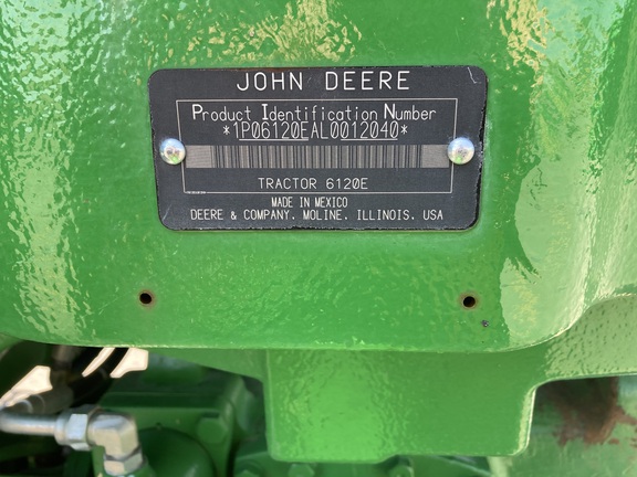 2020 John Deere 6120E Tractor