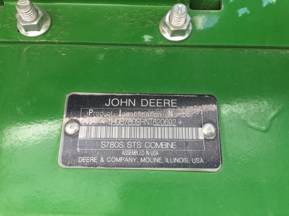 2022 John Deere S780 Combine