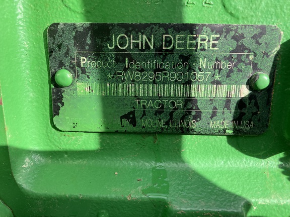 2010 John Deere 8295RT Tractor Rubber Track