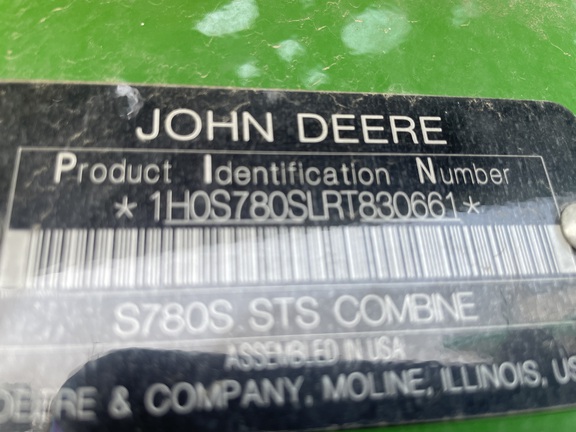 2024 John Deere S780 Combine