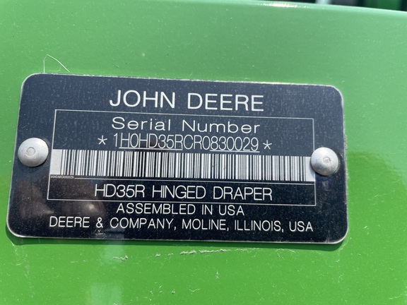 2024 John Deere HD35R Header Combine