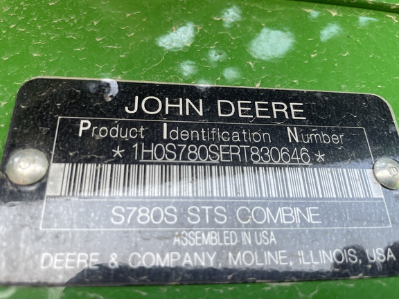 2024 John Deere S780 Combine