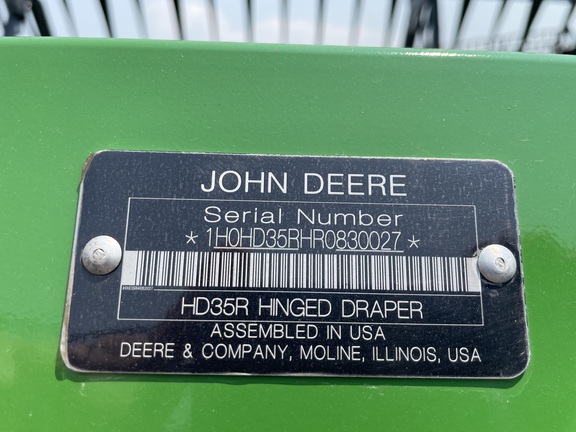 2024 John Deere HD35R Header Combine