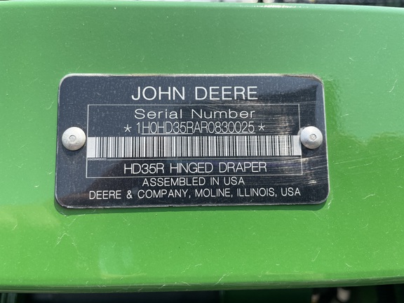 2024 John Deere HD35R Header Combine