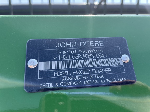 2024 John Deere HD35R Header Combine