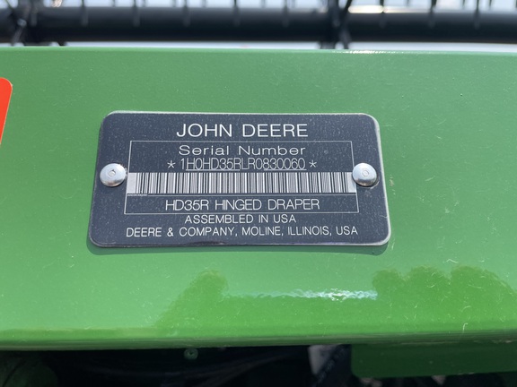 2024 John Deere HD35R Header Combine