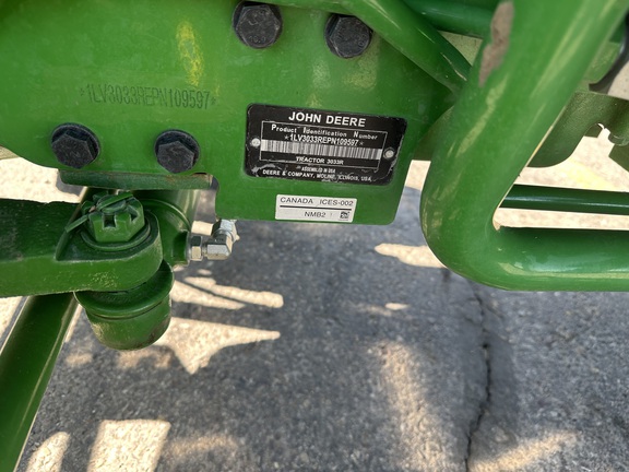 2023 John Deere 3033R Tractor Compact