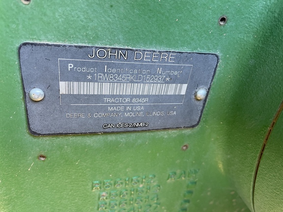 2020 John Deere 8345R Tractor