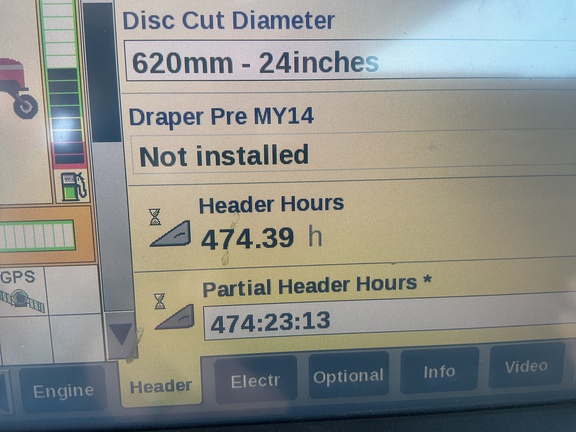 2020 Case IH WD2504 Windrower