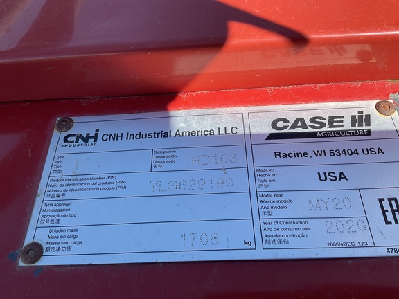 2020 Case IH WD2504 Windrower