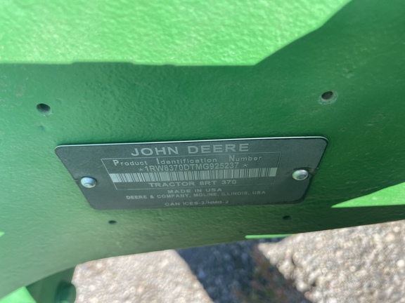 2021 John Deere 8RT 370 Tractor Rubber Track