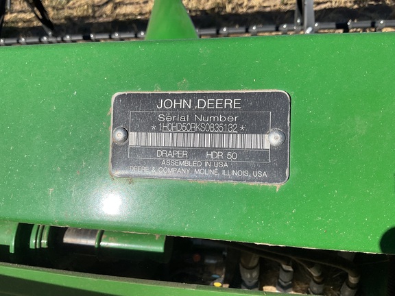 2025 John Deere HDR 50 Header Combine