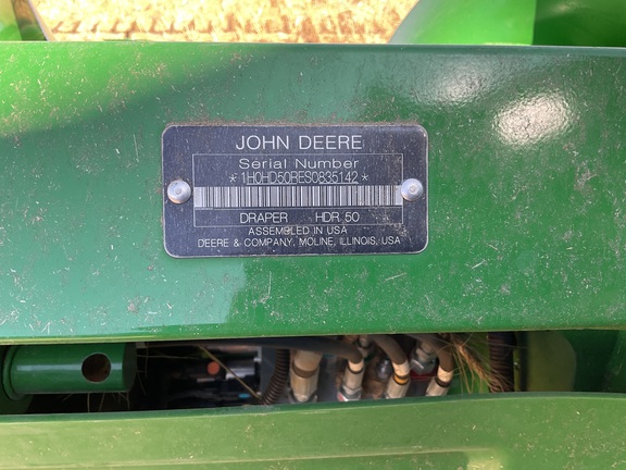 2025 John Deere HDR 50 Header Combine