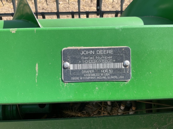 2025 John Deere HDR 50 Header Combine