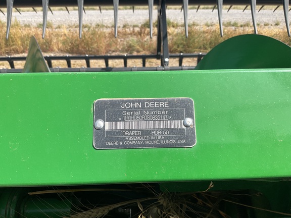 2025 John Deere HDR 50 Header Combine