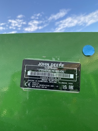 2022 John Deere 540R Loader