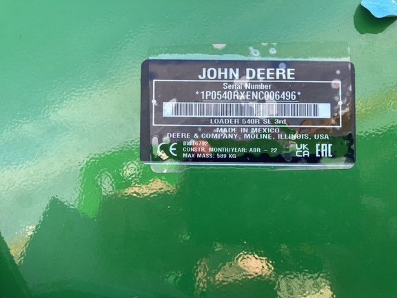 2022 John Deere 540R Loader