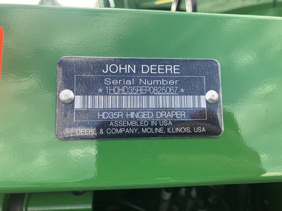 2023 John Deere HD35R Header Combine