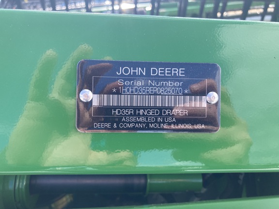 2023 John Deere HD35R Header Combine