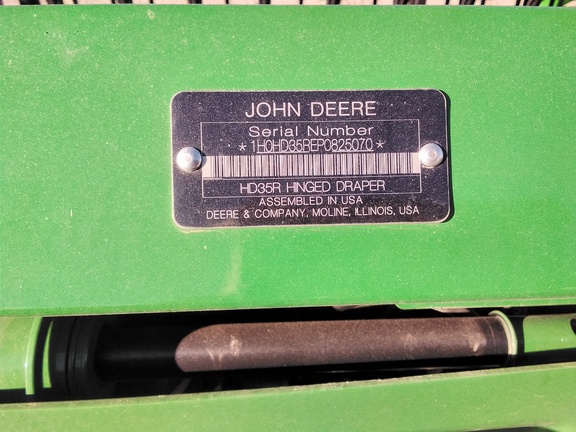 2023 John Deere HD35R Header Combine