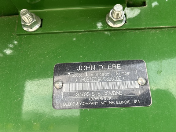 2023 John Deere S770 Combine