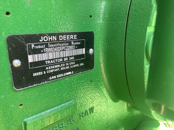 2023 John Deere 8R 340 Tractor