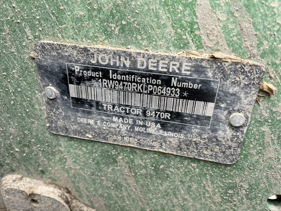 2020 John Deere 9470R Tractor 4WD