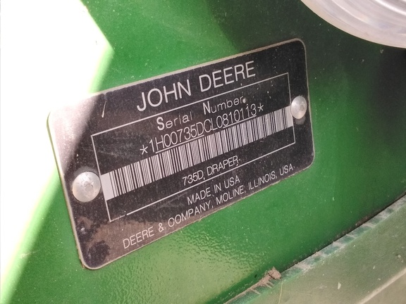 2020 John Deere 735D Header Combine