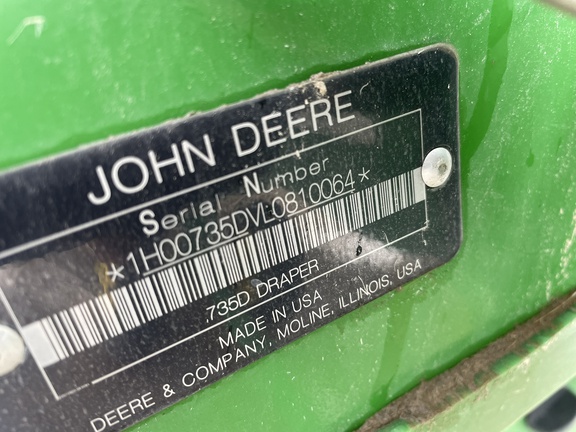 2020 John Deere 735D Header Combine