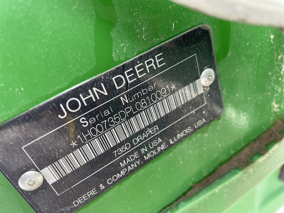 2020 John Deere 735D Header Combine